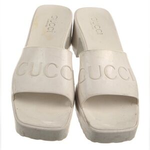 Gucci Women's Cream Mules